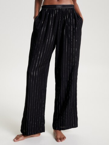 Pantalon de pyjama TOMMY HILFIGER en noir : devant