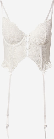 Hunkemöller Korsetti 'Posie' värissä valkoinen: etupuoli