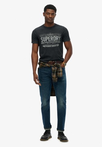 Superdry Shirt 'Heritage' in Zwart