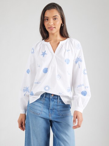 OUI Blus i vit: framsida
