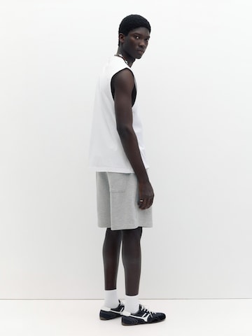 Pull&Bear Regular Pants 'STWD' in Grey