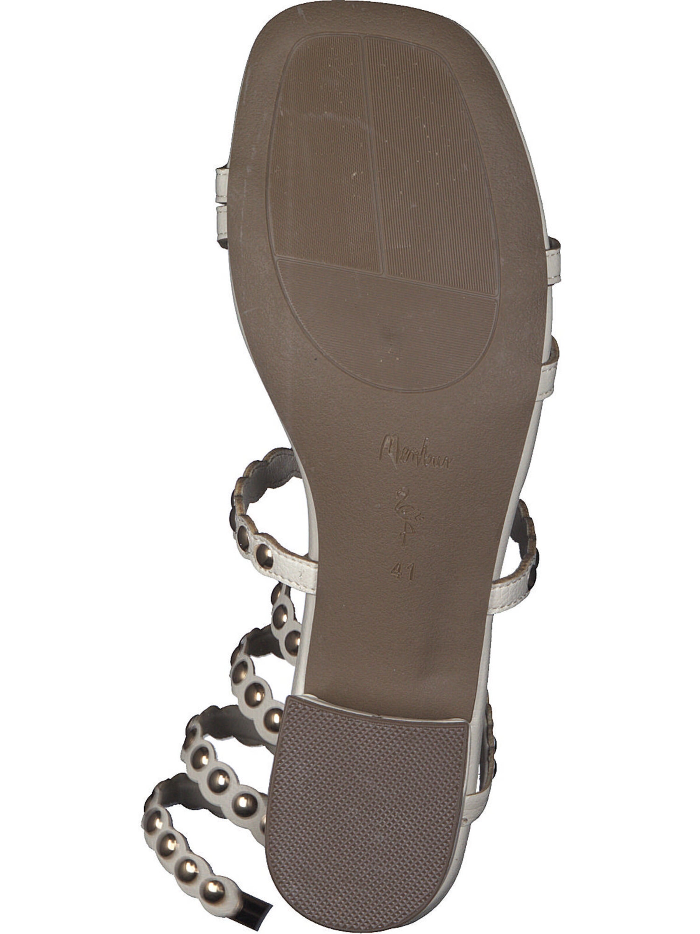 MENBUR Strap Sandals in Beige