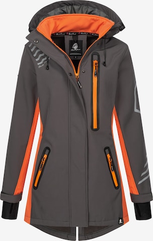 Rock Creek Outdoorjacke in Grau: predná strana