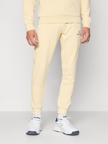 Regular Pantaloni sport 'BOLD 025' de la Sergio Tacchini pe bej: față