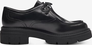 MARCO TOZZI Čevlji na vezalke | črna barva