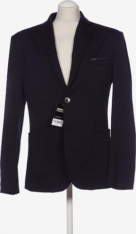 H&M Suit Jacket in M in Blue: front