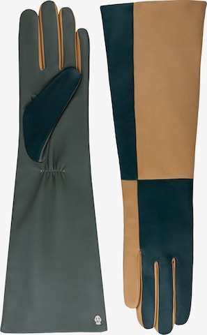 Roeckl Vingerhandschoenen ' GALERY ' in Groen: voorkant