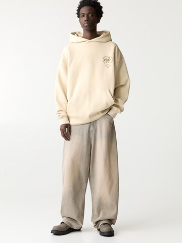 Pull&Bear Sweatshirt in Beige