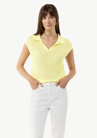 comma casual identity Sweater in Yellow: front