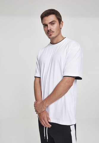 Urban Classics Shirt in Wit: voorkant