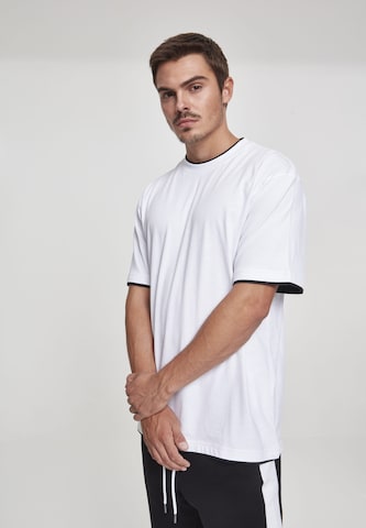 T-Shirt Urban Classics en blanc : devant