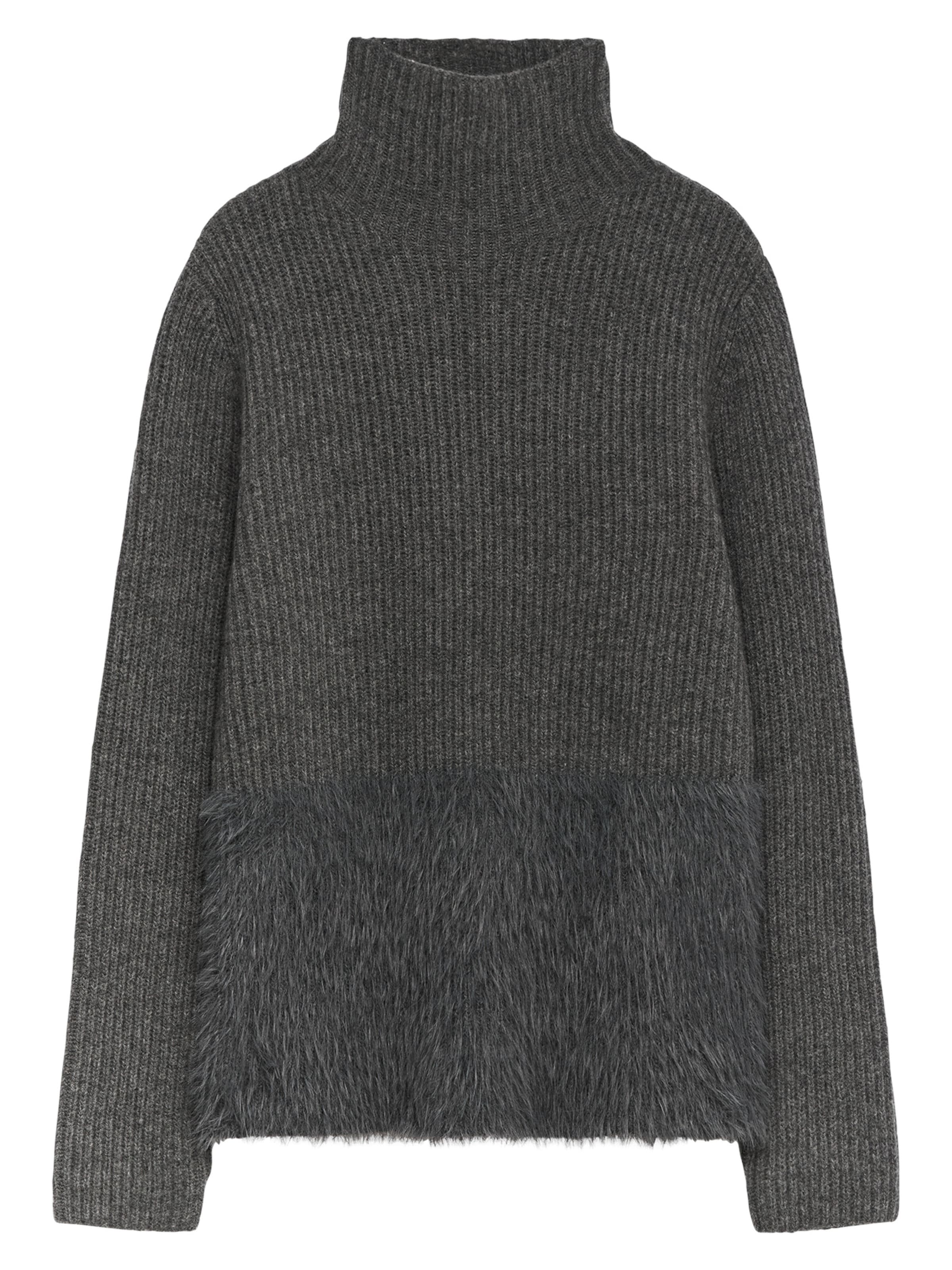 Adolfo Dominguez Пуловер в сиво: отпред