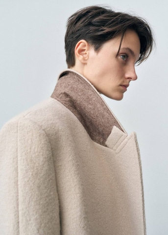 MANGO Mantel 'Byte' in Beige