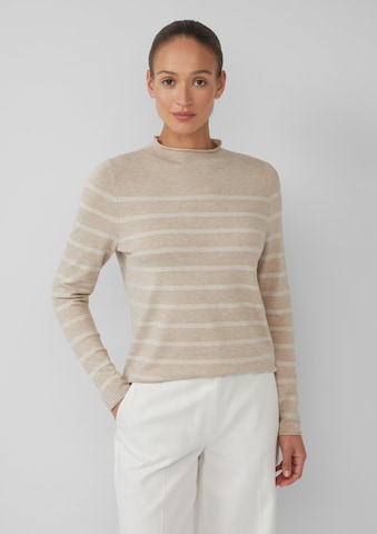 s.Oliver BLACK LABEL Sweater in Beige: front