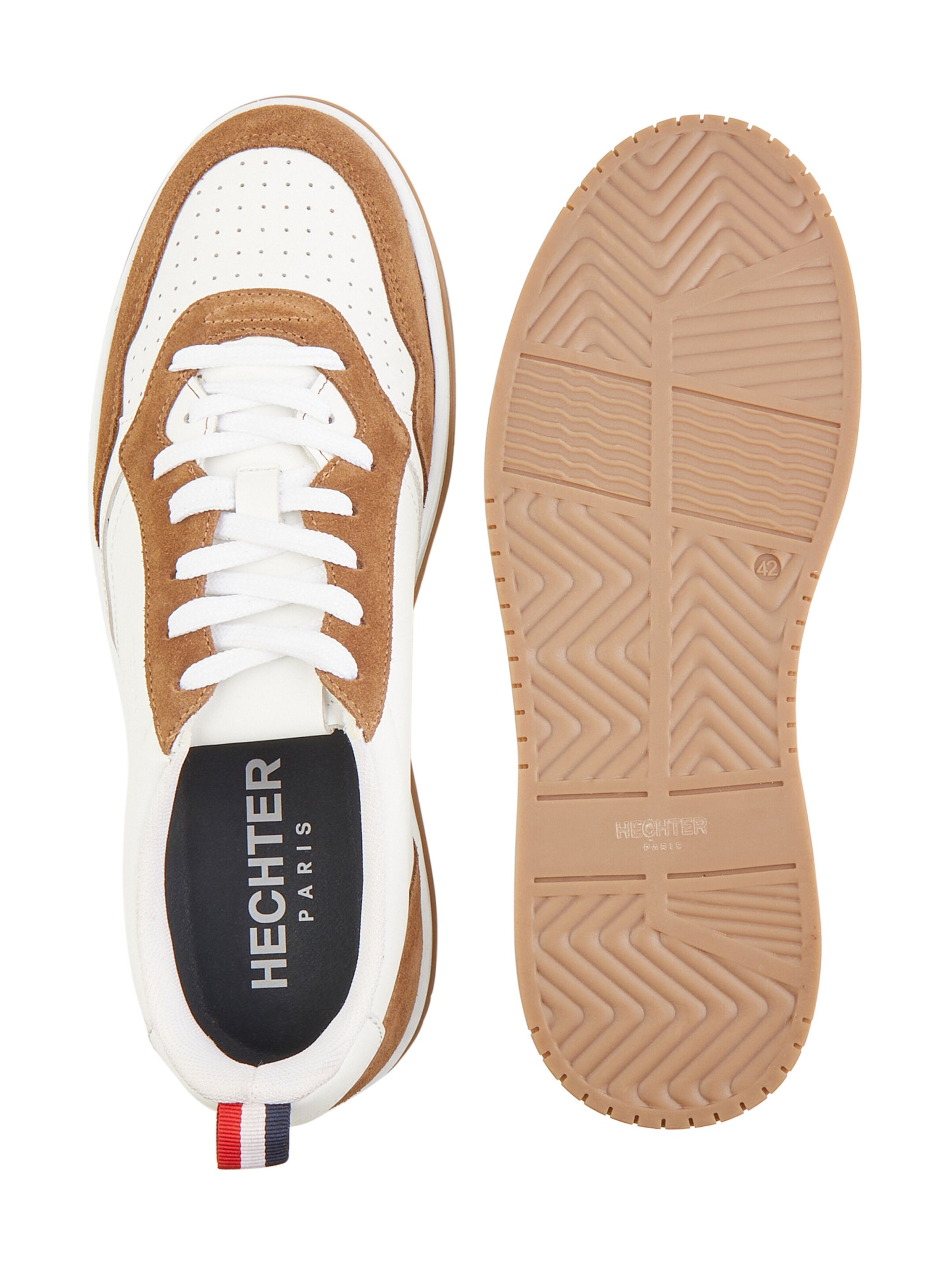 Baskets basses HECHTER PARIS en marron