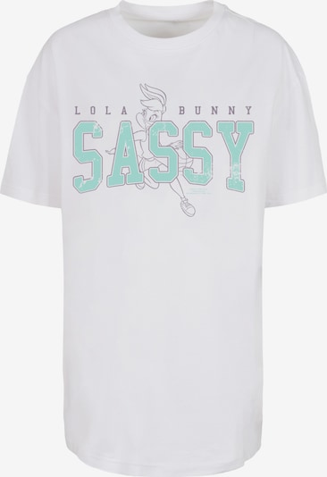 F4NT4STIC T-Shirt 'Looney Tunes Lola Bunny Sassy' in grau / jade / weiß, Produktansicht