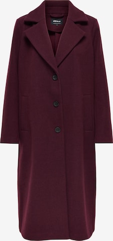 Manteau mi-saison 'EMMA' ONLY en rouge : devant