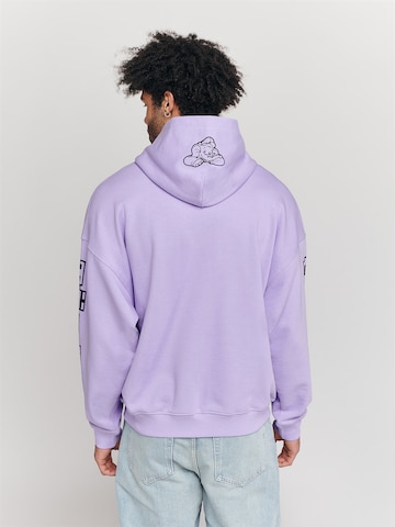 Pull-over 'Benjamin' ABOUT YOU x StayKid en violet : derrière