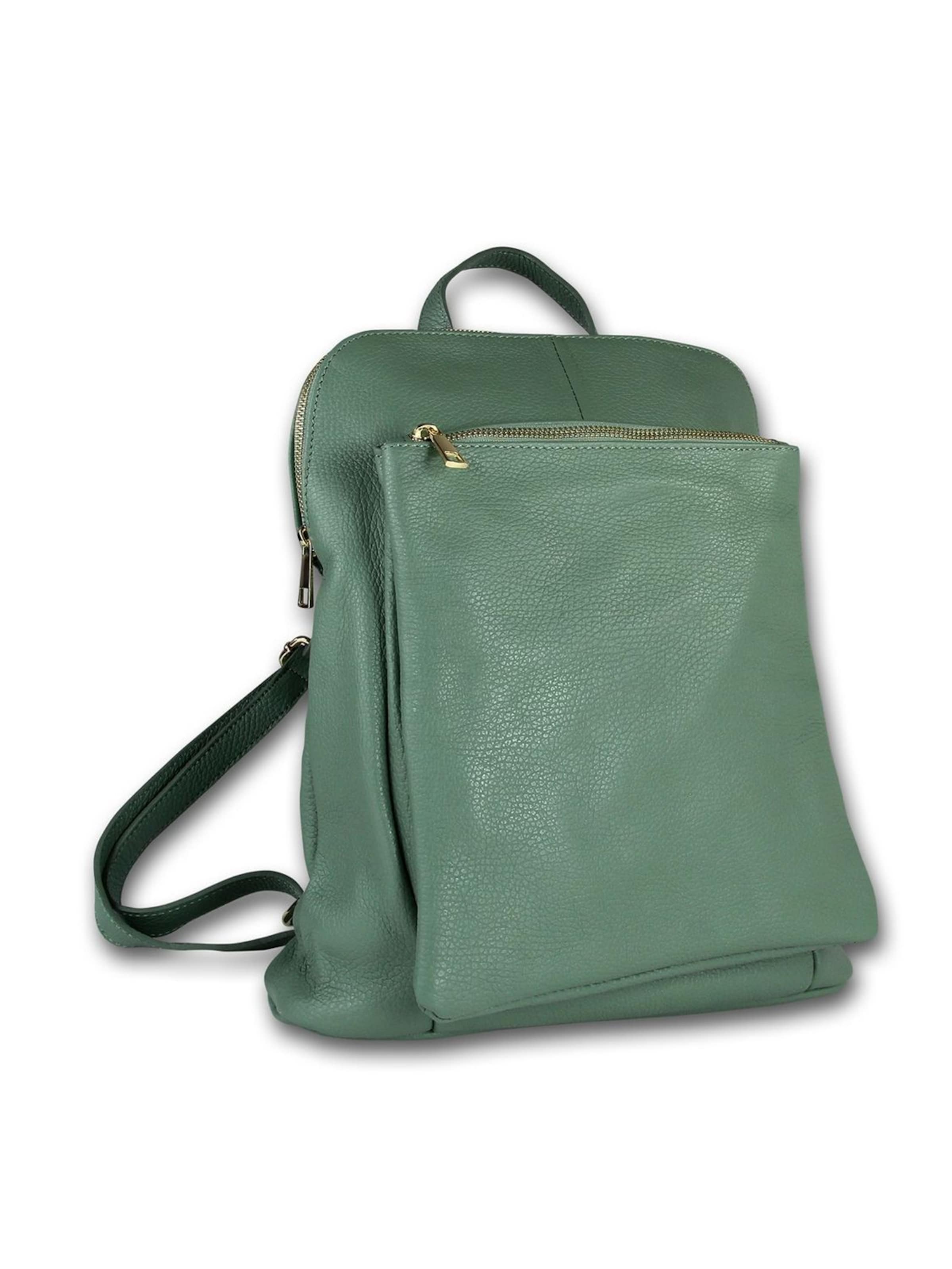 Sac à dos Toscanto en vert : devant