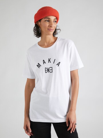 MAKIA Shirt in Wit: voorkant