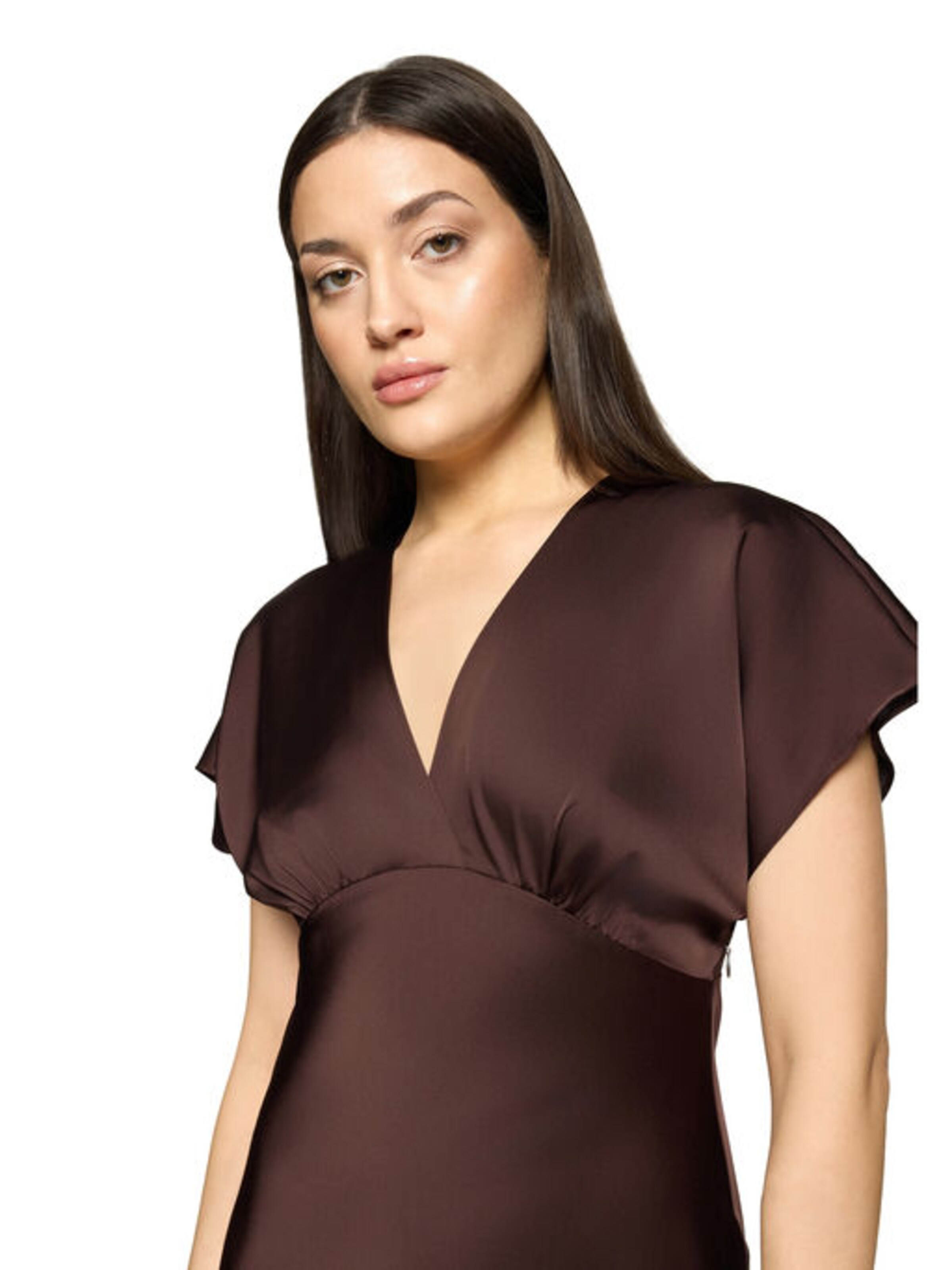 Robe Vera Mont en marron