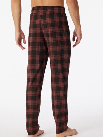 Pantalon de pyjama ' Mix & Relax ' SCHIESSER en rouge