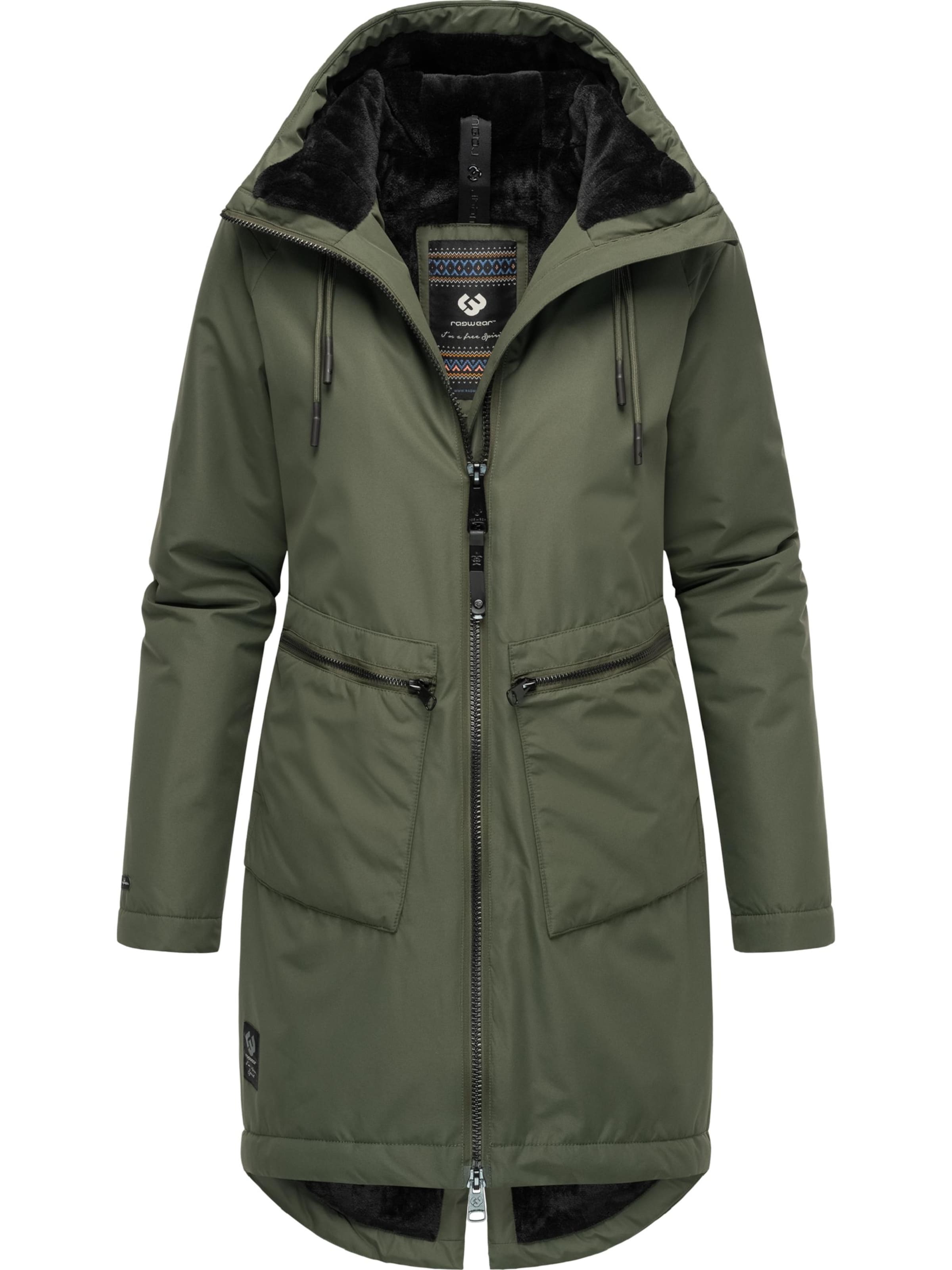 Cappotto invernale 'Holstic' di Ragwear in verde