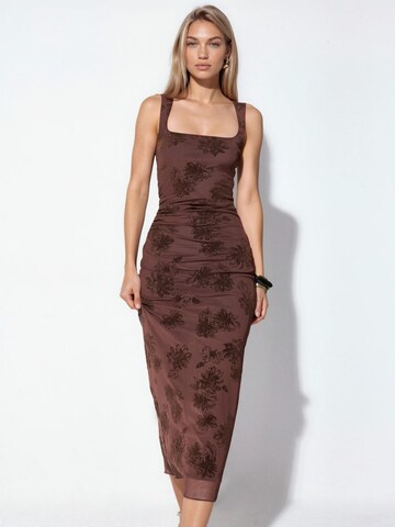 Hiccup Dress in Brown