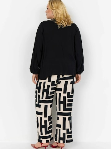 Wasabi Concept Wide Leg Hose 'Alva' in Schwarz
