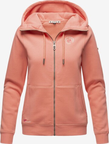 MARIKOO Zip-Up Hoodie 'Setsunaa' in Orange