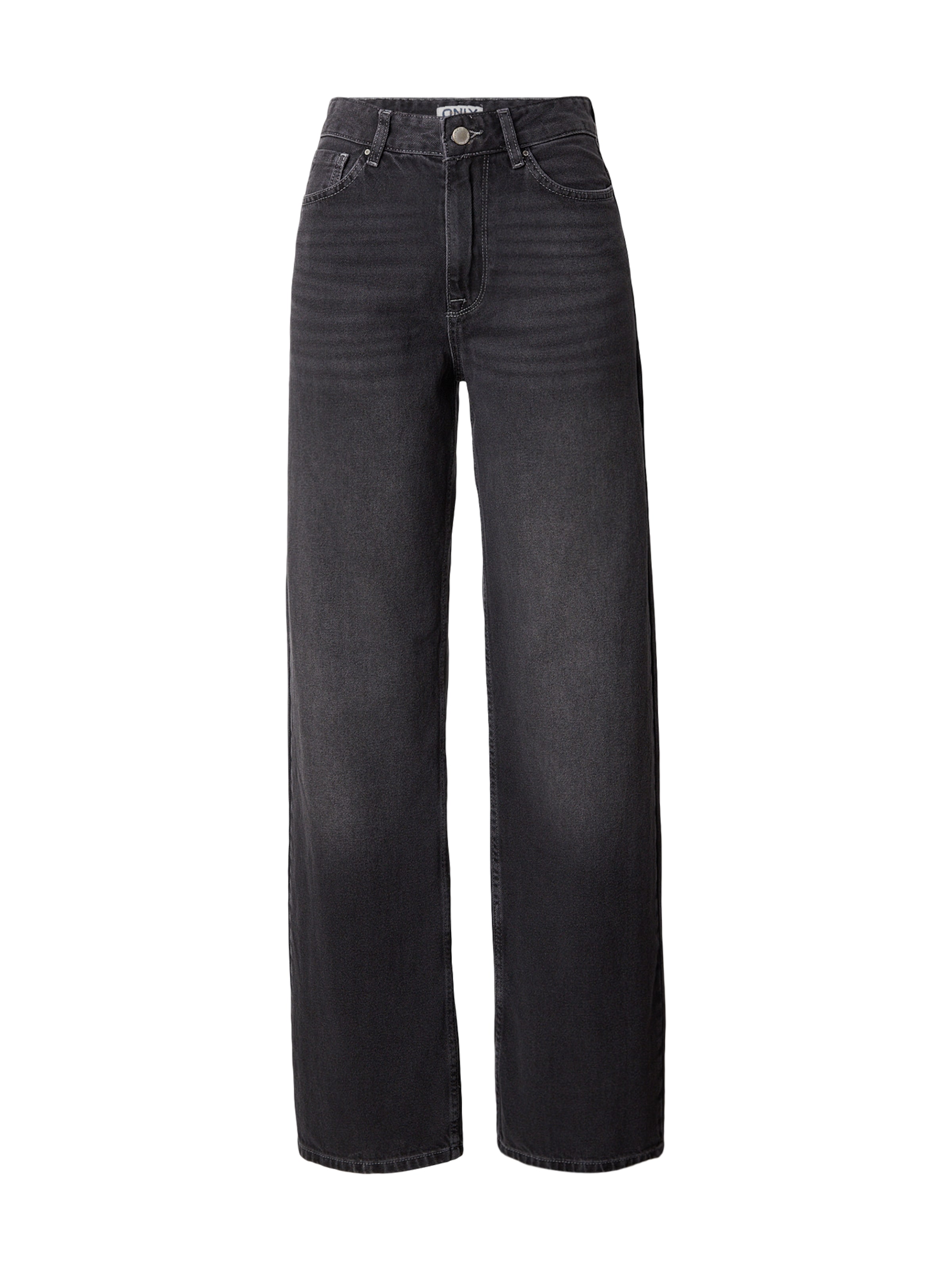 ONLY Wide leg Jeans 'ONLMaddie' in Zwart: voorkant