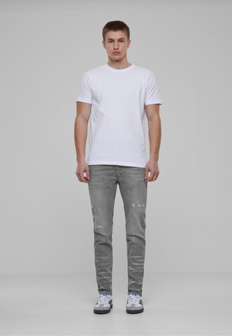 Tapered Jeans di 2Y Premium in grigio