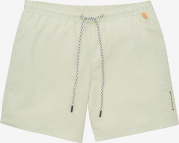 Shorts de bain TOM TAILOR en vert : devant