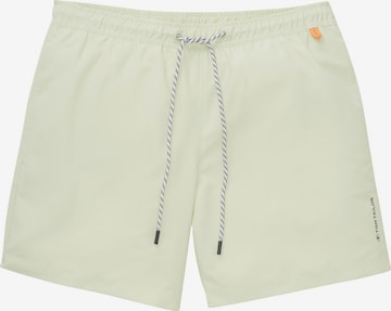 TOM TAILOR Board Shorts in Green: front