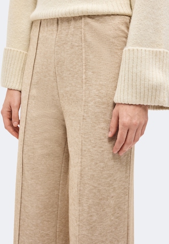 ABOUT YOU Wide leg Pants 'Eleonora' in Beige