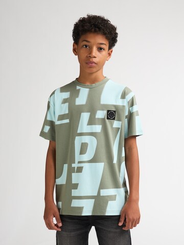 Petrol Industries Shirt 'Montaña' in Blauw: voorkant