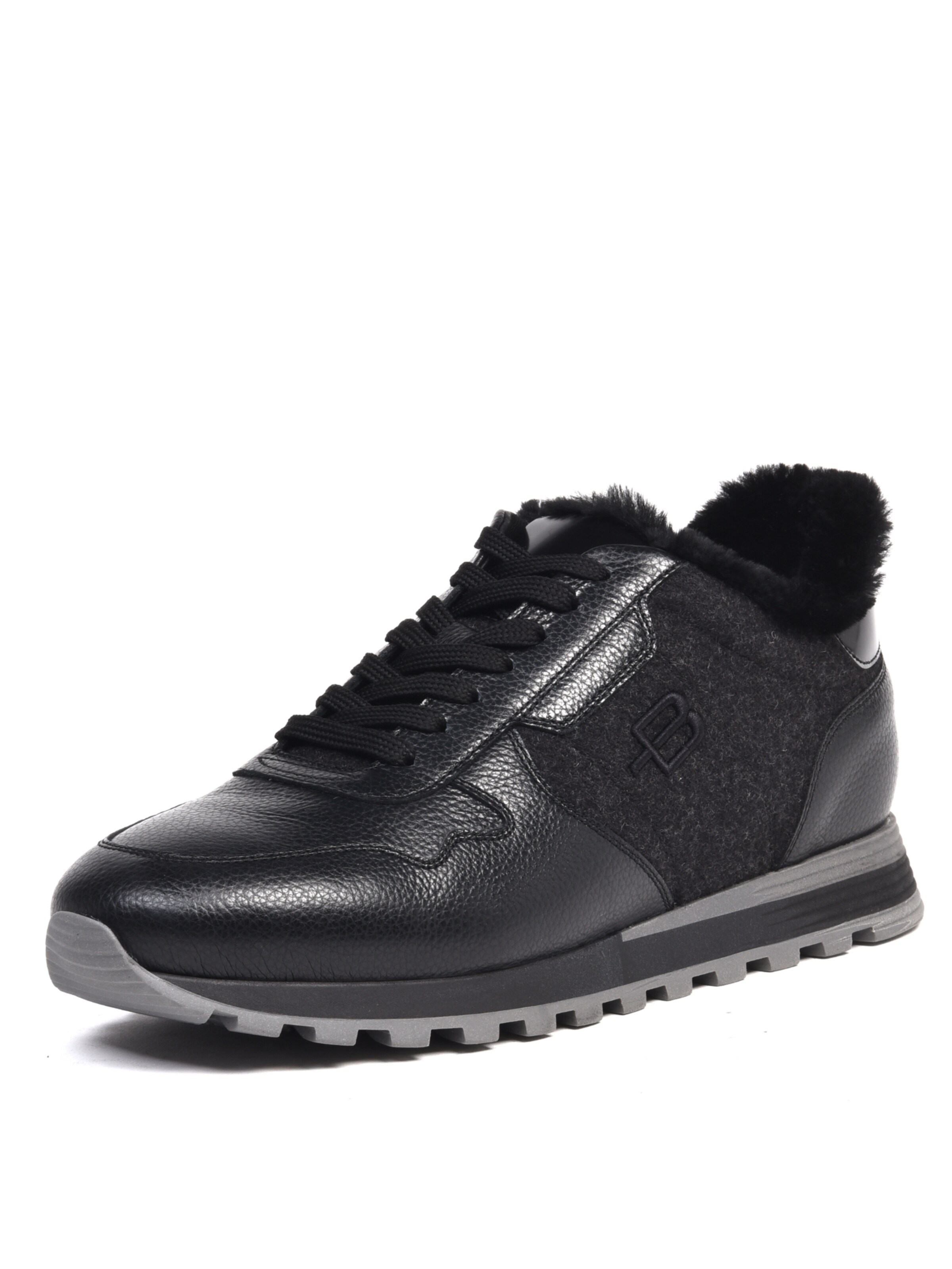 BALDININI Sneakers laag in Zwart: voorkant