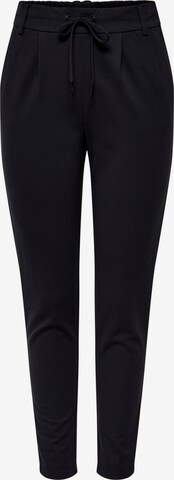 ONLY Slim fit Pleat-front trousers 'Poptrash' in Blue: front