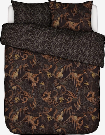 ESSENZA Duvet Cover 'Verena' in Black: front