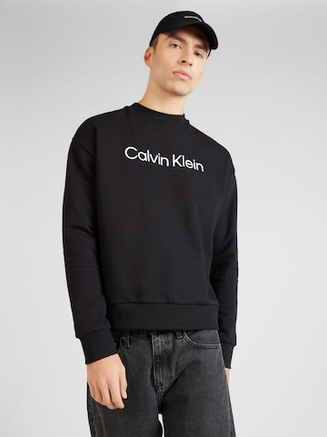 Calvin Klein Суичър 'HERO' в черно: отпред