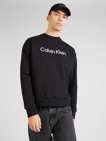 Calvin Klein Collegepaita 'HERO' värissä musta: edessä