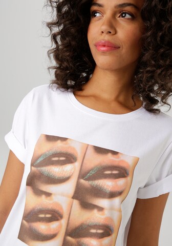 Aniston CASUAL T-Shirt in Weiß