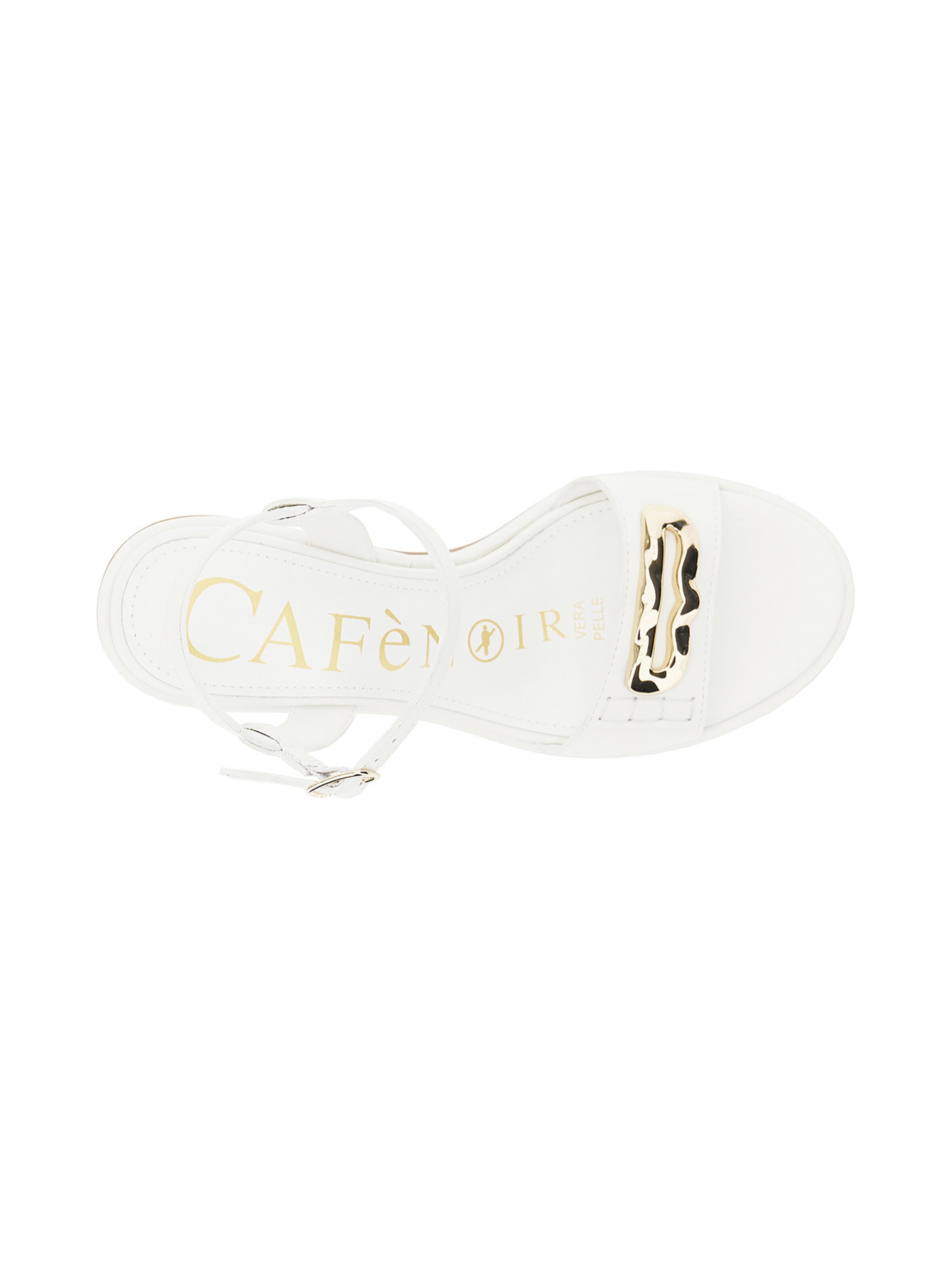 CAFè NOIR Sandal in White