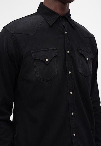 REPLAY Regular Fit Paita värissä musta