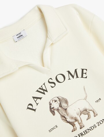 Koton Sweatshirt in Beige
