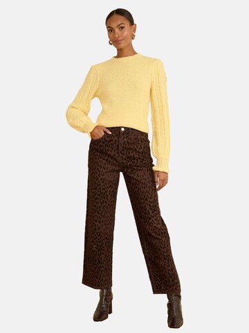 love & rosesPulover - žuta boja: prednji dio