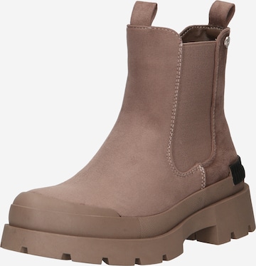 Xti Chelsea Boots in Grey: front