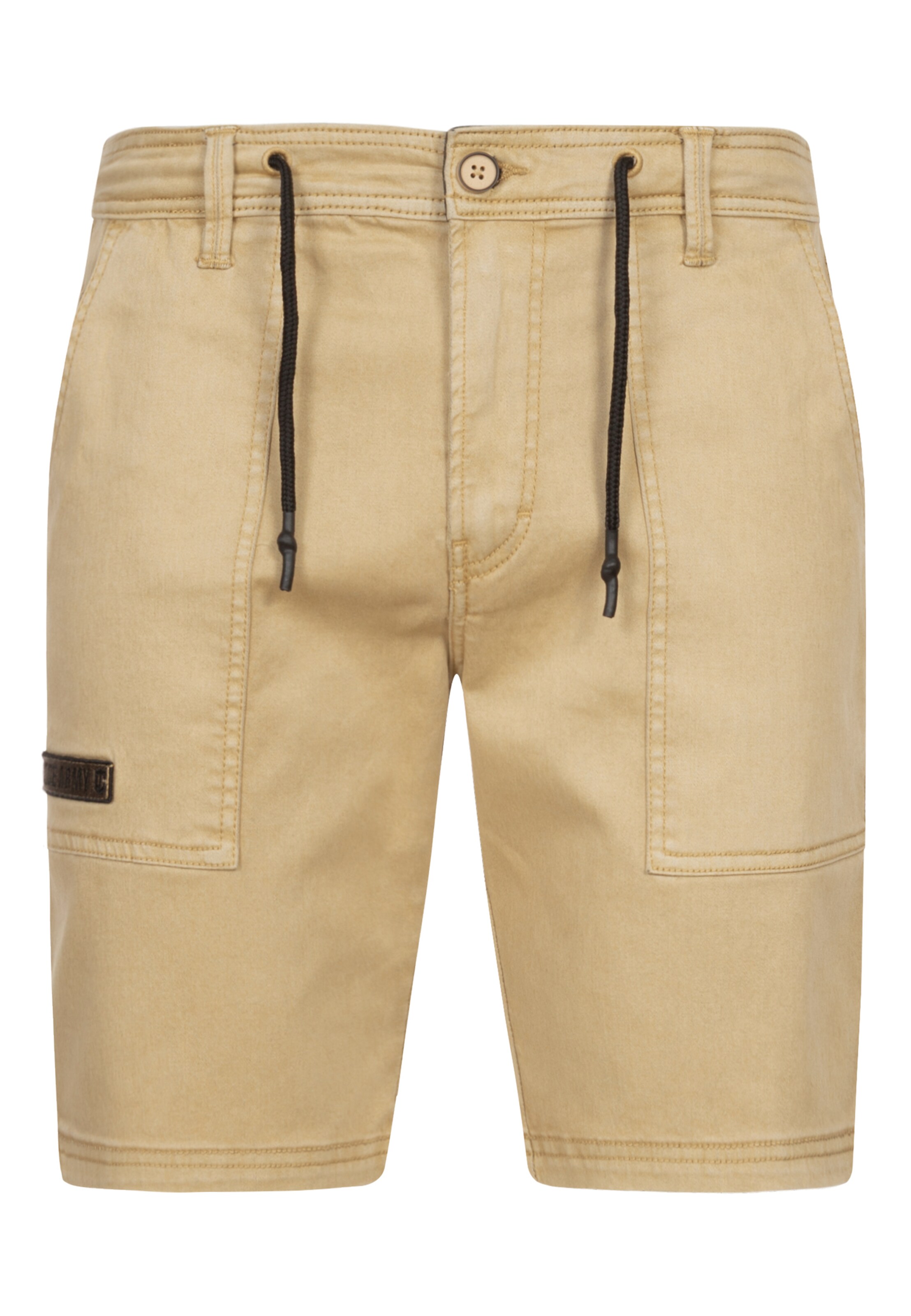 INDICODE JEANS Trousers 'Diago' in Beige: front