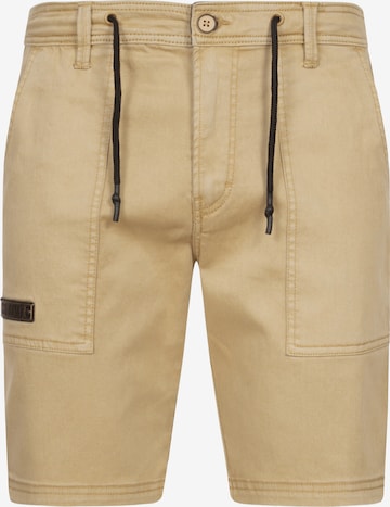 INDICODE JEANS Regular Broek 'Diago' in Beige: voorkant