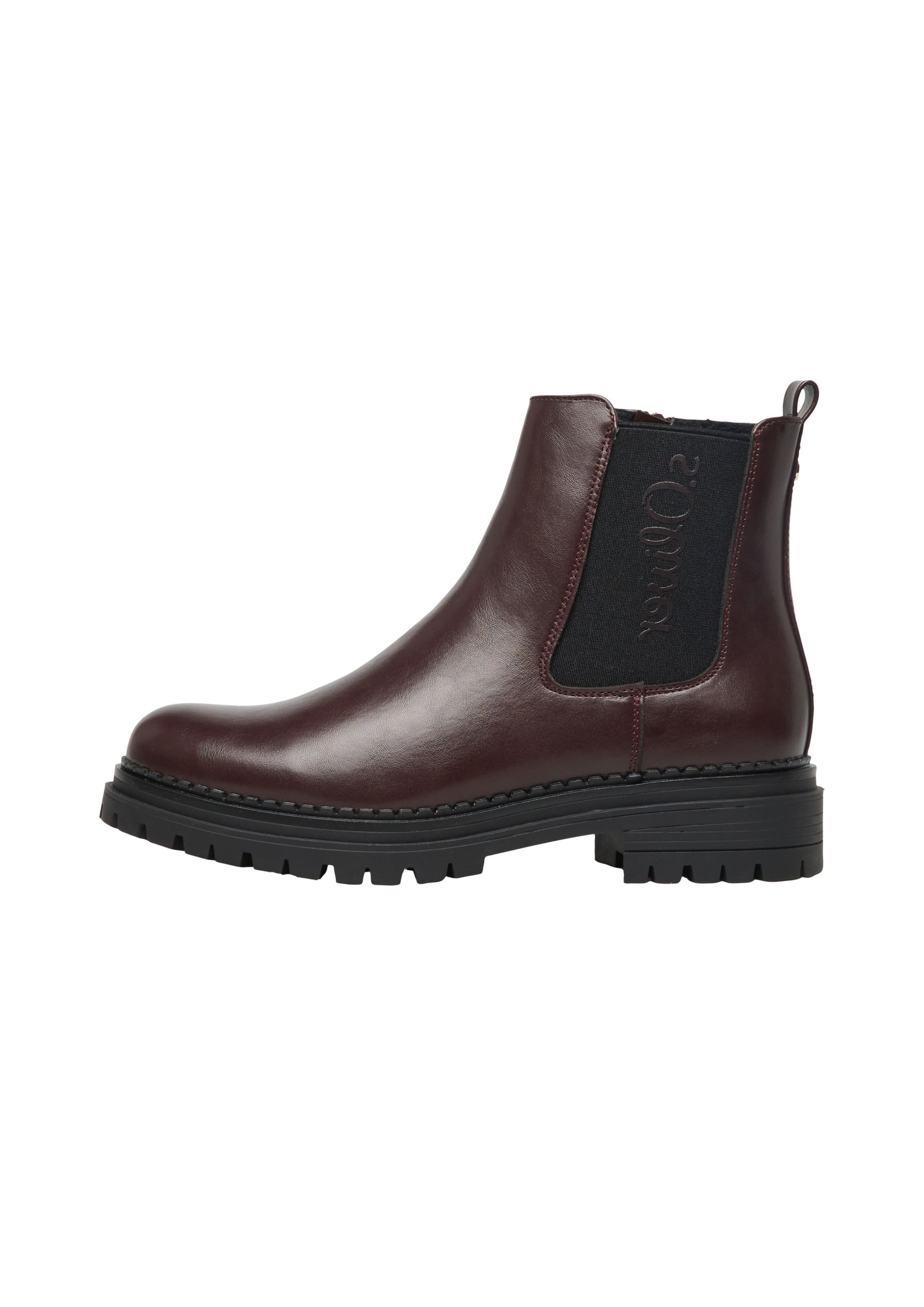 s.Oliver Chelsea boots in Rood: voorkant